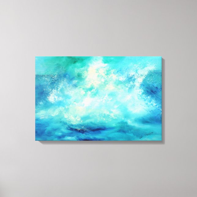 title: "marina grande" Italian author Canvas Print (Front)