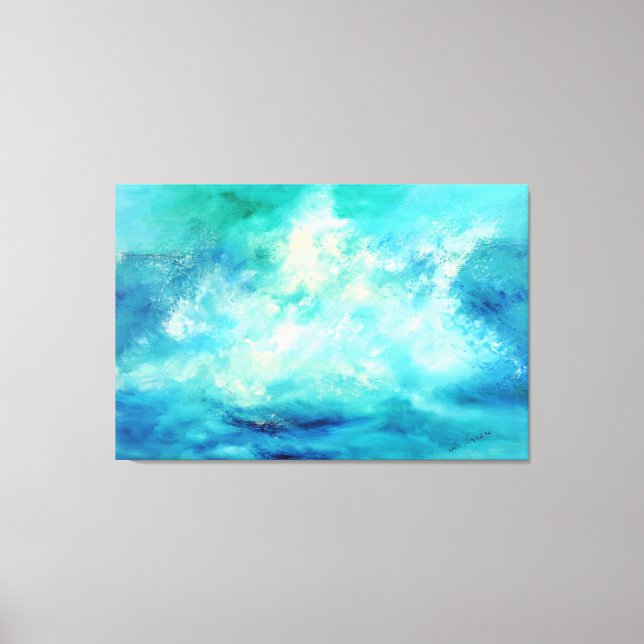 title: "marina grande" Italian author Canvas Print (Front)