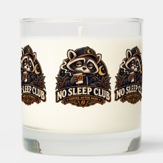 Title: No Sleep Club Coffee After Dark Raccoon Scented Candle
