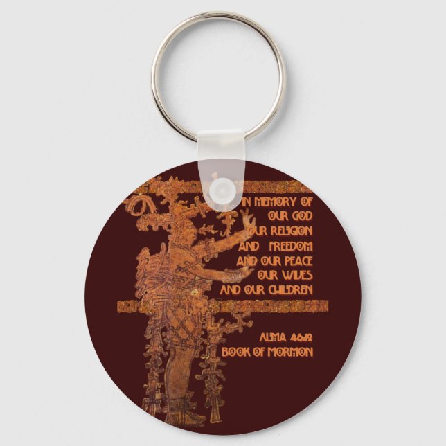 Title of Liberty: Book of Mormon Story Keychain (Front)