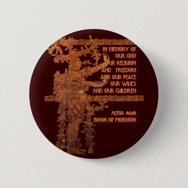 Title of Liberty: Book of Mormon Story Pinback Button (Front)