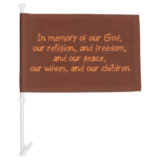 Title Of Liberty car flag (left side)