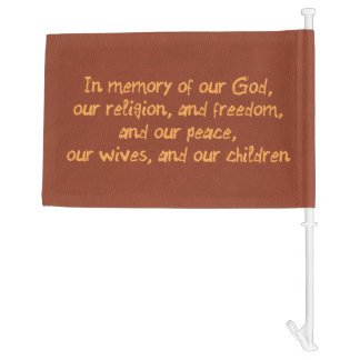 Title Of Liberty car flag (right side)