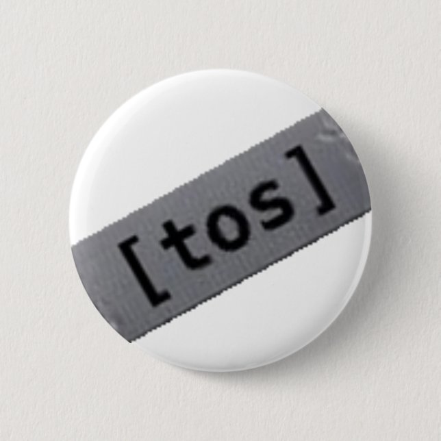 [title of show] tape button (Front)