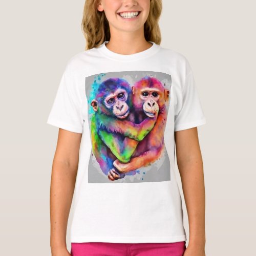 Title Orangutan Family Tree Jungle Canopy Adven T_Shirt