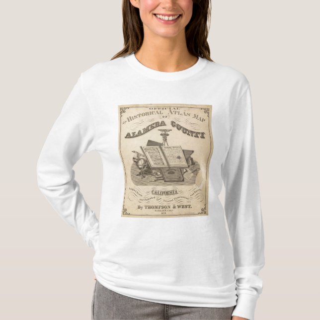 Title Page Alameda County atlas map T-Shirt (Front)