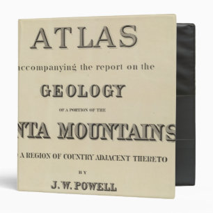 Title Page Atlas accompanying the report 3 Ring Binder