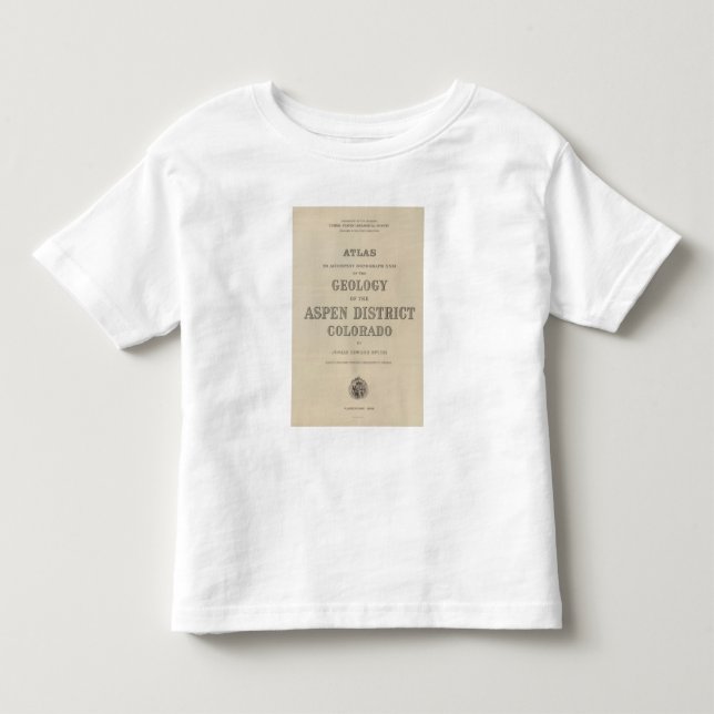 Title Page Atlas to the Geology Toddler T-shirt (Front)