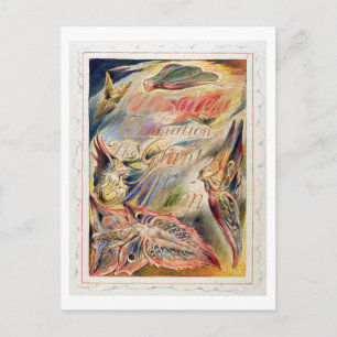 Title Page for 'Jerusalem: The Emanation of the Gi Postcard