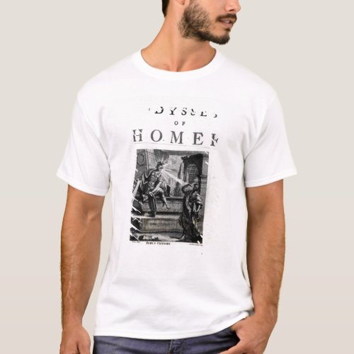 Title page for The Odyssey by Homer T_Shirt