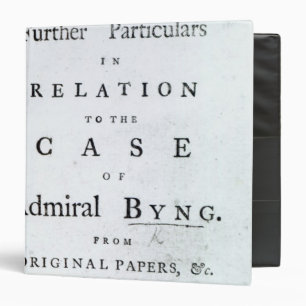 Title page from 'Some Further Particulars Binder