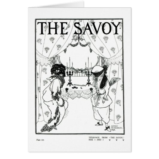 Title page from 'The Savoy' No. 1 and 2, 1896 (lit (Front)