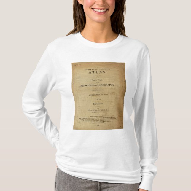 Title Page General & classical atlas T-Shirt (Front)