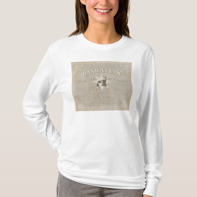 Title Page Hand Atlas of parts of Earth T-Shirt (Front)
