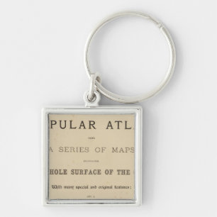 Title Page Letts's popular atlas Keychain