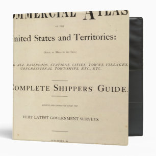 Title Page New commercial atlas Binder