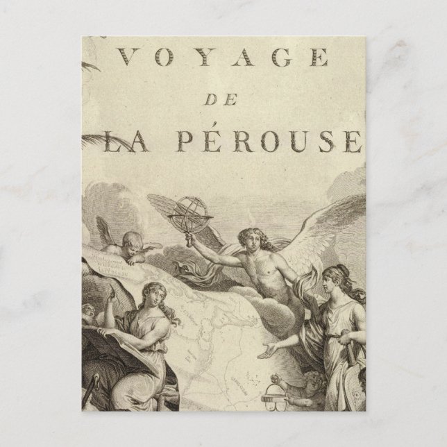 Title Page of Atlas of France Postcard (Front)