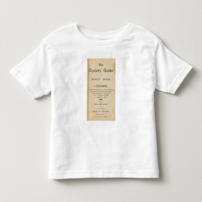 Title Page of Cyclers' guide Toddler T-shirt (Front)