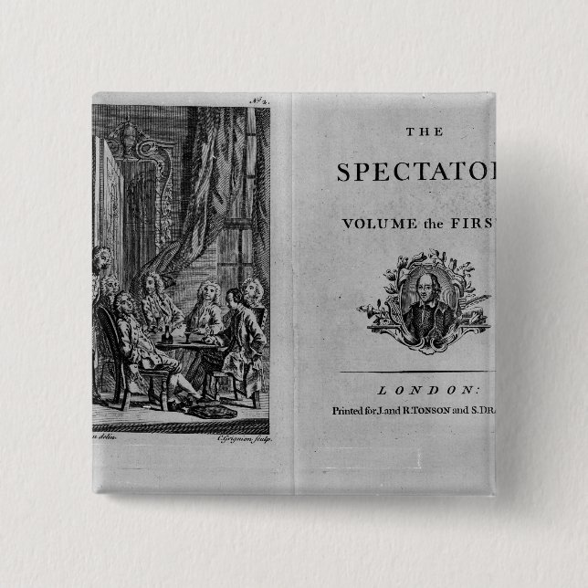 Title page of first volume of collected button (Front)