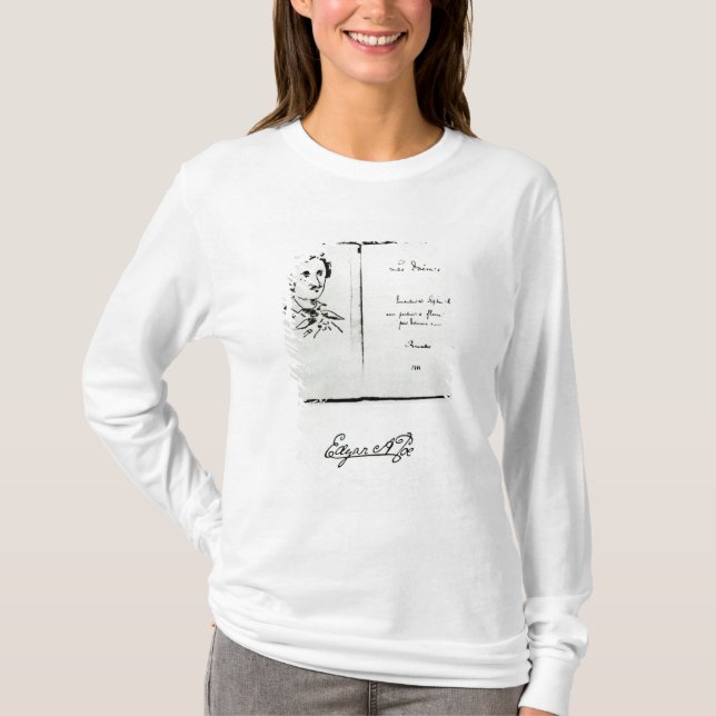 Title Page of 'Les Poemes' by Edgar Allan Poe T-Shirt (Front)