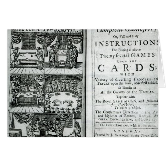 Title page of the fifth edition cards (Front Horizontal)
