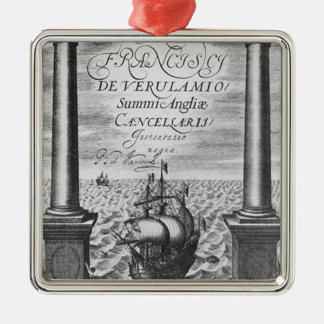 Title page of the First Edition Metal Ornament (Front)