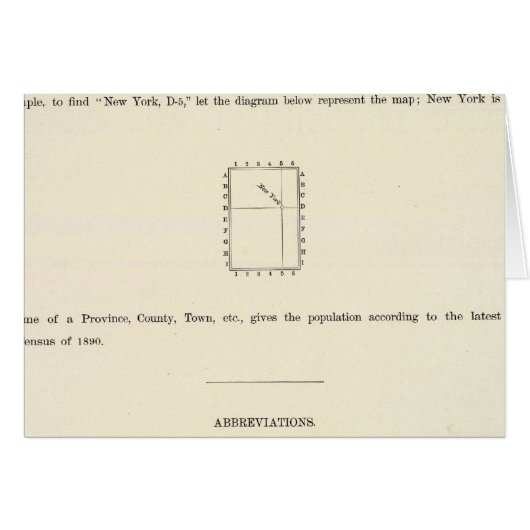 Title Page of Verso Indexed Atlas Cards (Front Horizontal)