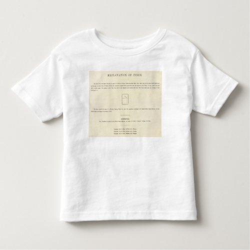 Title Page of Verso Indexed Atlas Toddler T_shirt