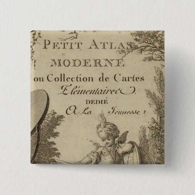 Title Page Small modern atlas Button (Front)