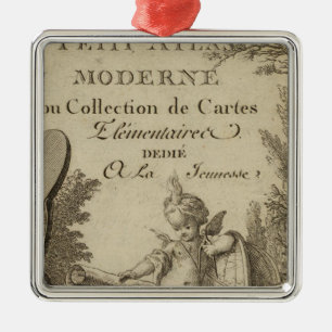 Title Page Small modern atlas Metal Ornament