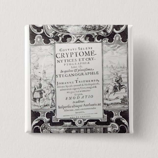 Title Page to Book 9 Pinback Button (Front)