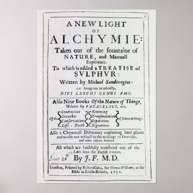 Title page to the English edition Poster (Front)