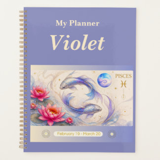 title: Personalized Pisces Zodiac Planner