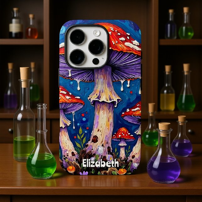 Title: "Psychedelic Fungi Portrait Case-Mate iPhone Case (Creator Uploaded)