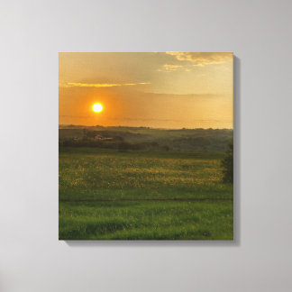 Title: The Reflection – A Haunting Tale in Art Canvas Print