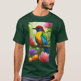 Title: "Vibrant Costa Rica Birds T-Shirt" T-Shirt