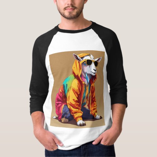 Title Wildly Styled Animals in Hilarious Human  T_Shirt
