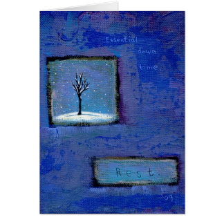 Titled:  (In Motion) Rest - Essential down time Cards