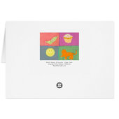Titled:  Money.  A Cupcake.  A Tiger.  God. - ART Cards (Back Horizontal)
