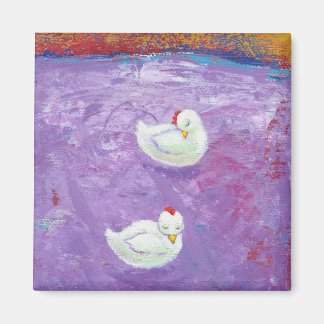 Titled: Please Let Sleeping Chickens Lie Magnet