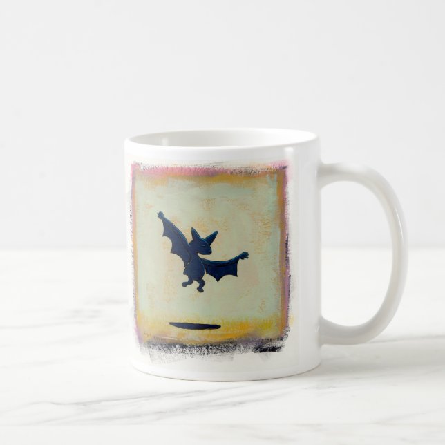 Titled:  Ritual Dance - fun bat mug - version 2 (Right)