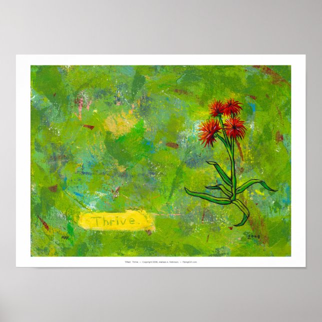 Titled:  Thrive Poster (Front)