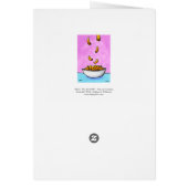 Titled: Tiny Art #487 - Mac and cheese CUSTOMIZED Cards (Back)
