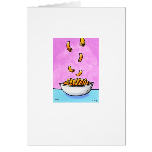 Titled: Tiny Art #487 - Mac and cheese CUSTOMIZED Cards (Front)