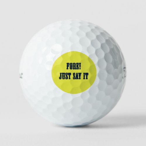 Titleist Golf Balls with a helpful reminder