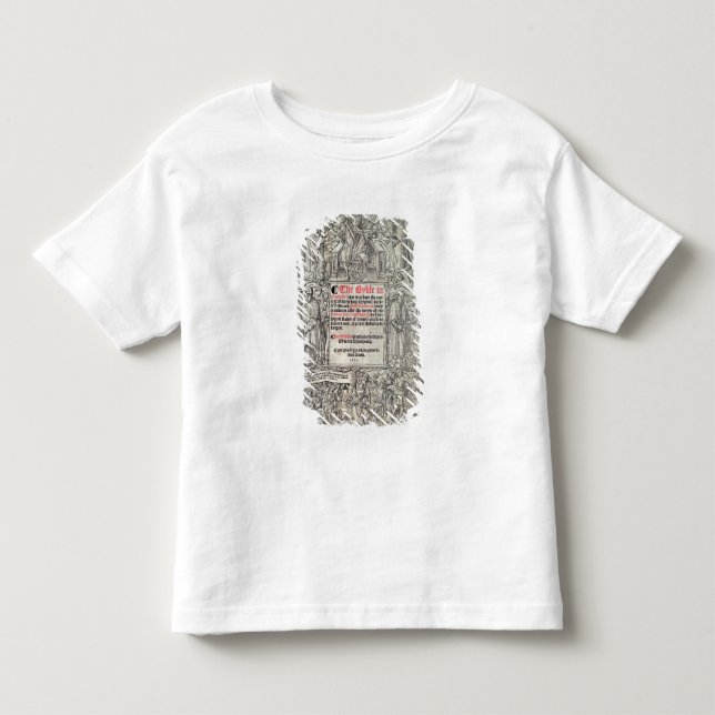 Titlepage English translation of the Great Toddler T-shirt (Front)