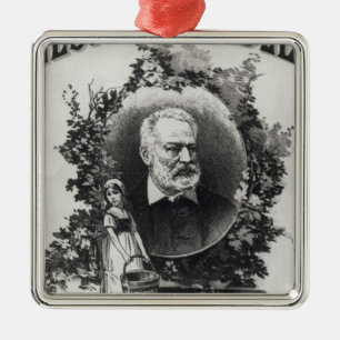 Titlepage first edition of 'Les Miserables' Metal Ornament