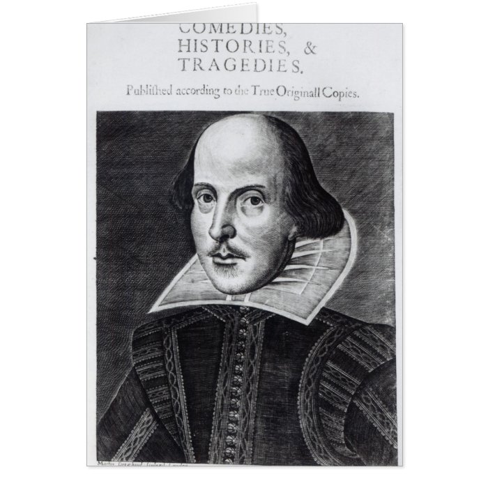 Titlepage, 'Mr. William Shakespeares Greeting Card