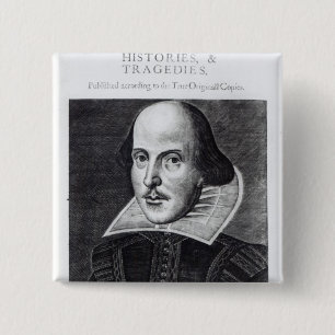 Titlepage, 'Mr. William Shakespeares Pinback Button