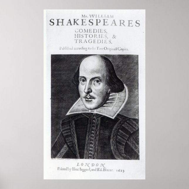 Titlepage, 'Mr. William Shakespeares Poster (Front)